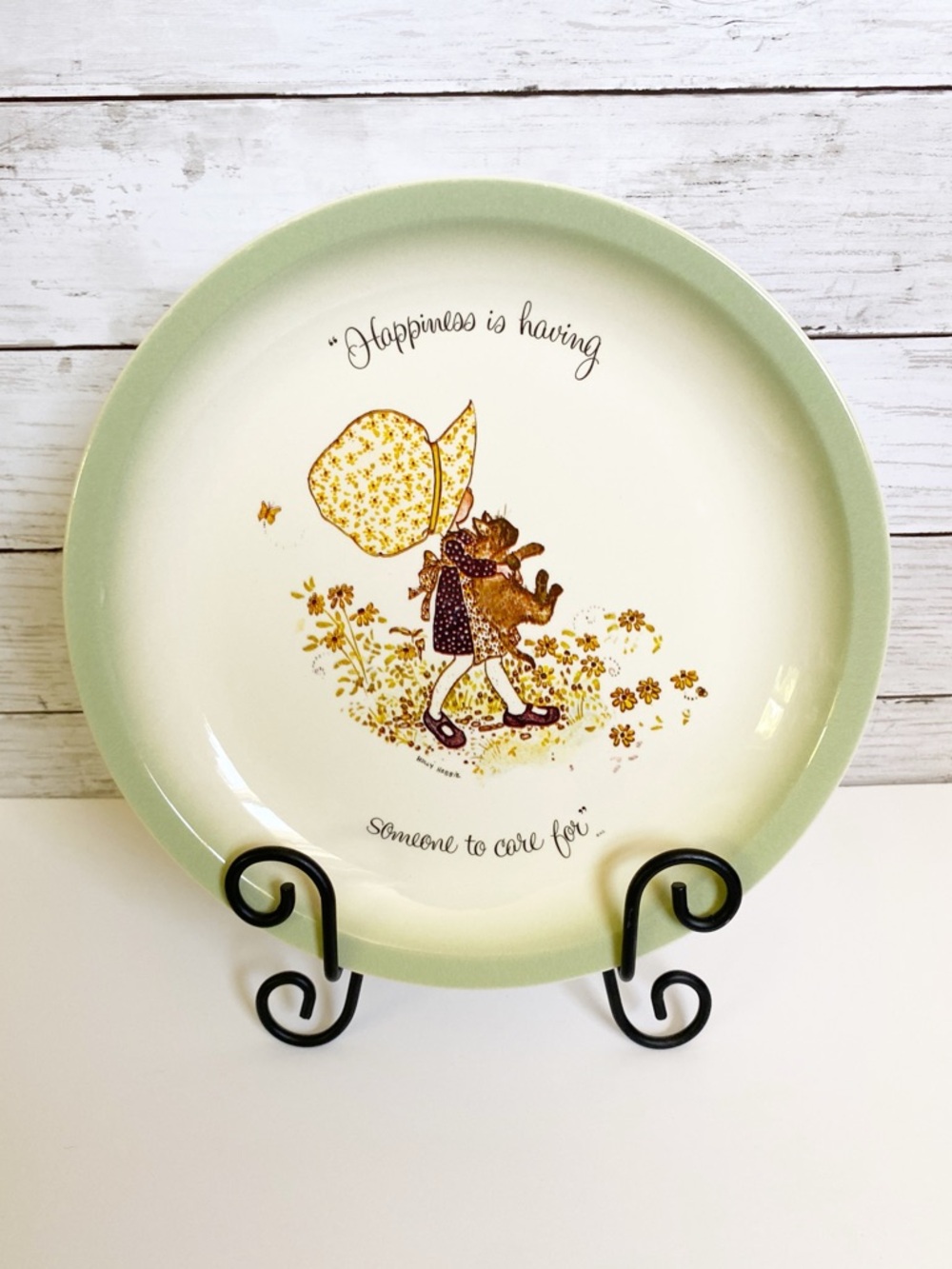 Vintage Holly Hobbie Plate